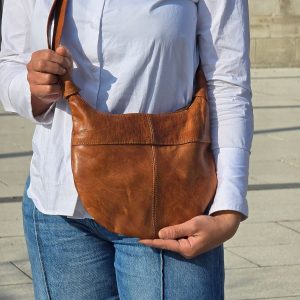 sac cuir camel