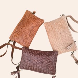 sac cuir motif croco