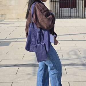 sac marocain suedine