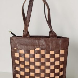sac à main en cuir carreaux