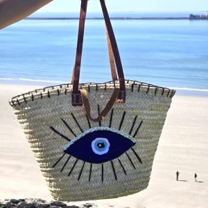 sac de plage œil